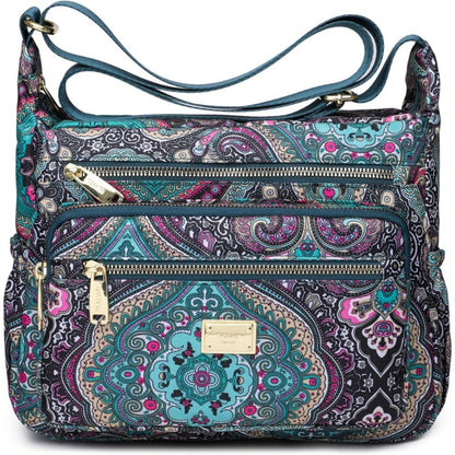 Crossbody Bag for Women – 10-Pocket, Nylon, Large Capacity, Multi-Pocket – detail view 2