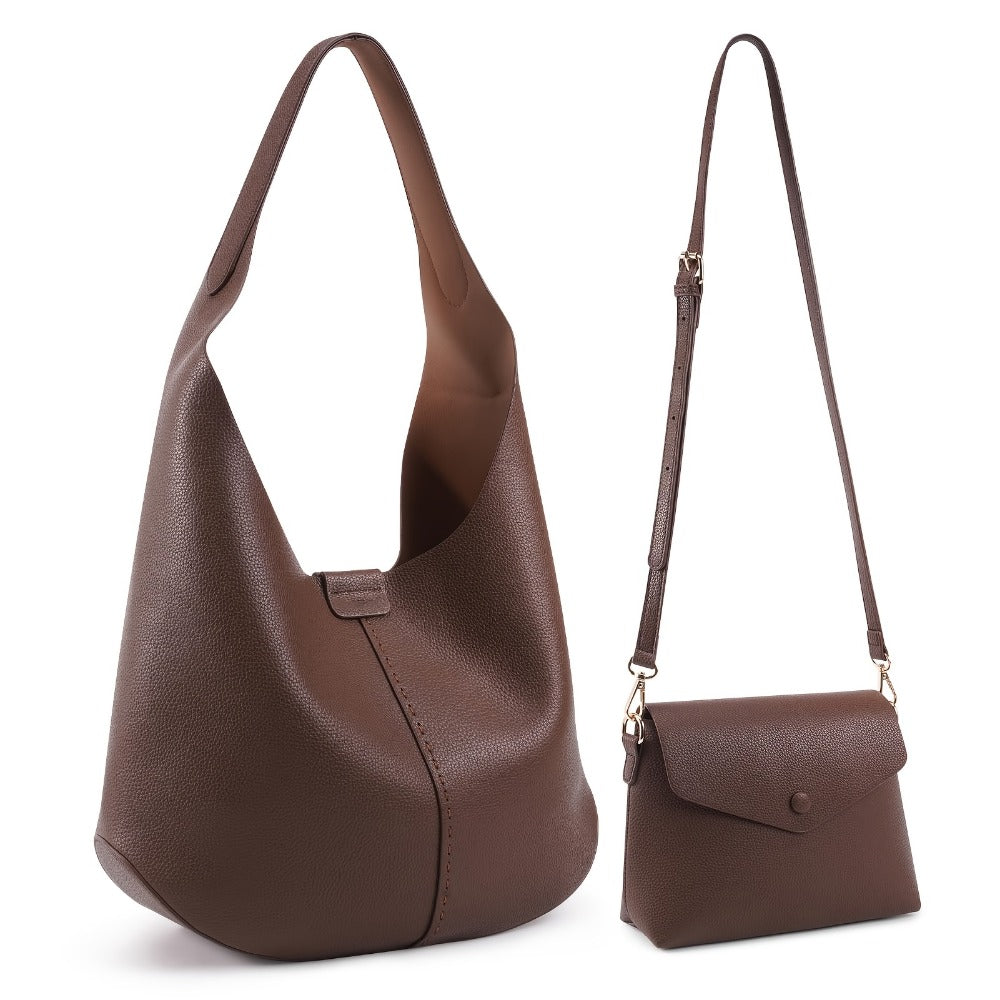 Crossbody Bag for Women – 2 Piece, 3 Colors, Vegan Leather – detail view 9