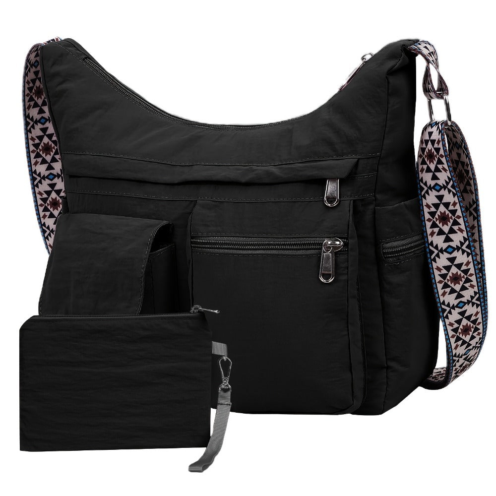 Crossbody Bag for Women – 2-Piece, Nylon, Lightweight, Multi-Pocket – detail view 12