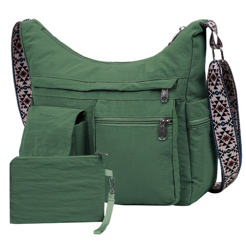 Crossbody Bag for Women – 2-Piece, Nylon, Lightweight, Multi-Pocket – detail view 5