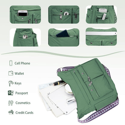 Crossbody Bag for Women – 2 Piece, Nylon, Lightweight, Waterproof – detail view 16