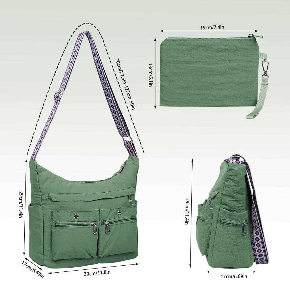 Crossbody Bag for Women – 2 Piece, Nylon, Lightweight, Waterproof – detail view 17