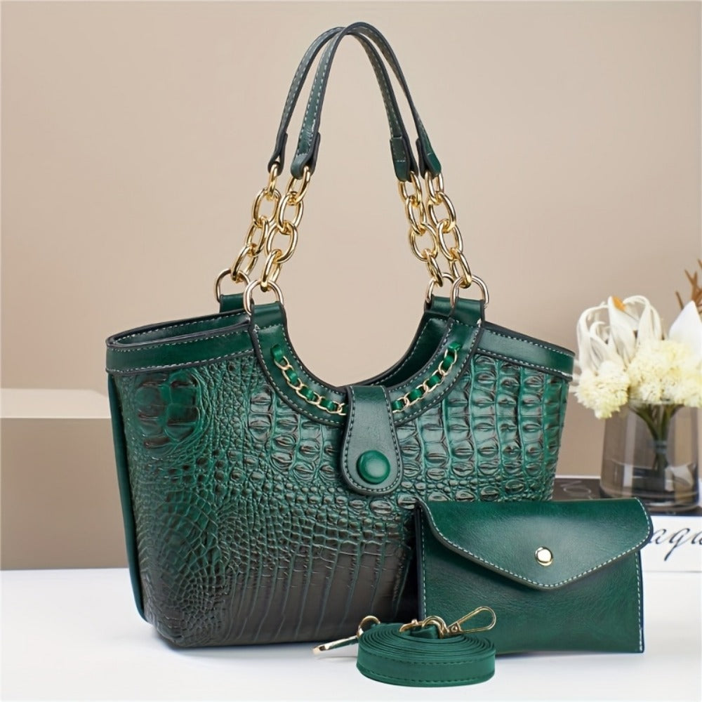 Crossbody Bag for Women – 2-Piece, 7 Colors, PU Leather, Polyester – detail view 15