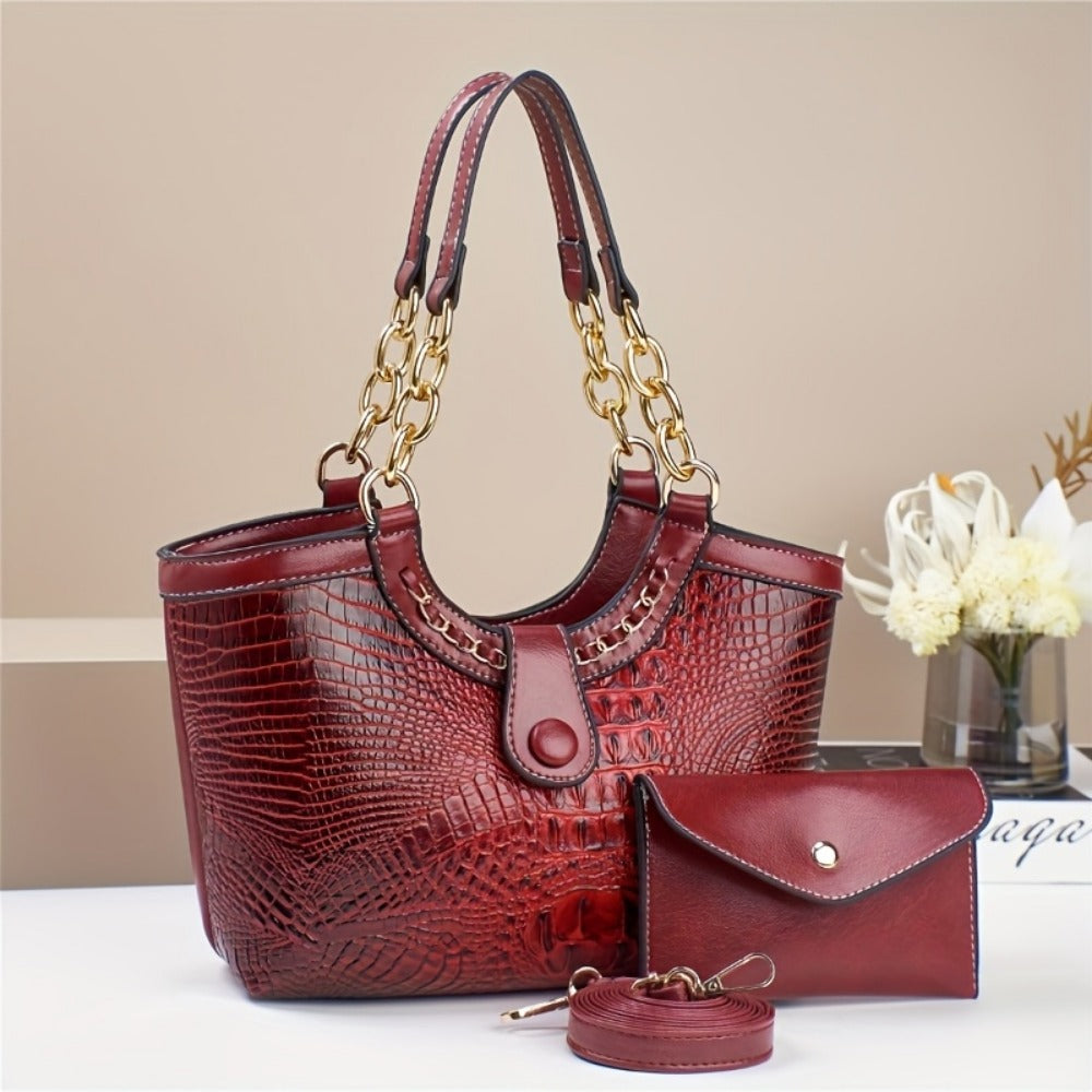 Crossbody Bag for Women – 2-Piece, 7 Colors, PU Leather, Polyester – detail view 19