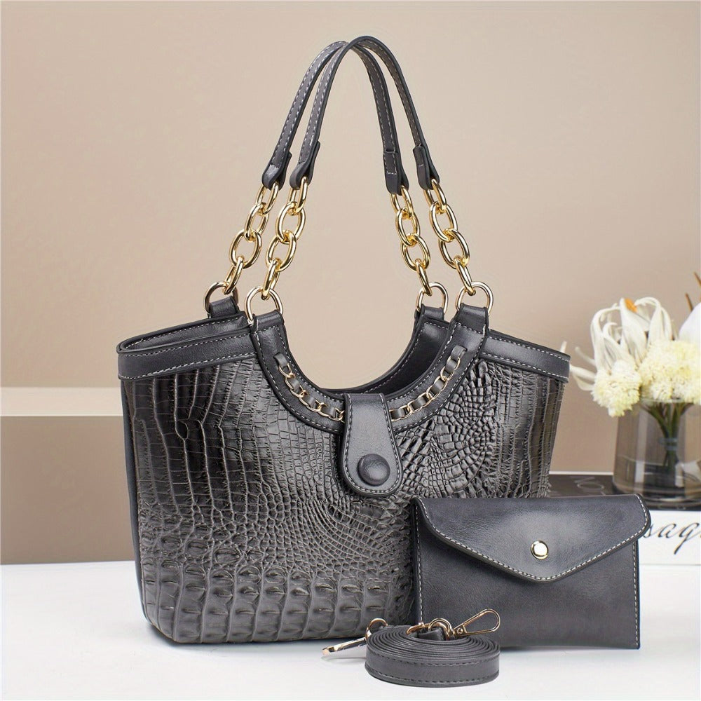 Crossbody Bag for Women – 2-Piece, 7 Colors, PU Leather, Polyester – detail view 22