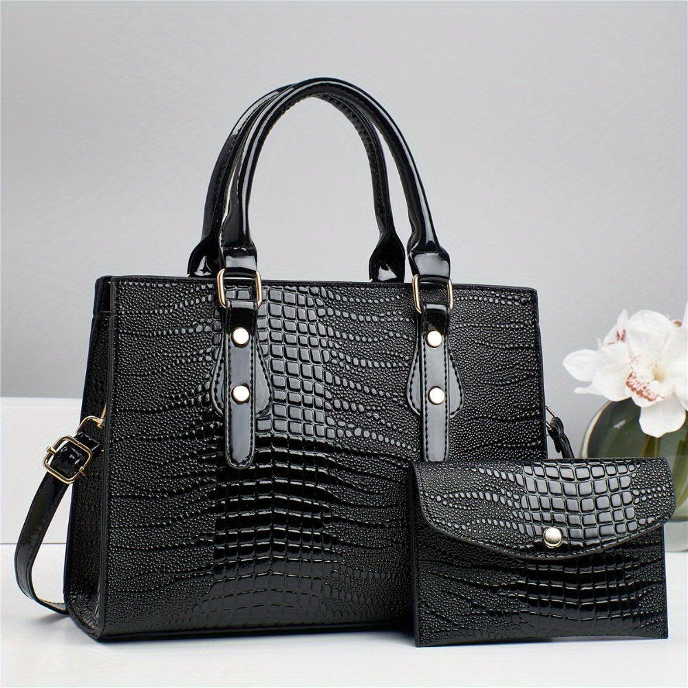 Crossbody Bag for Women – 2-Piece, PU Leather, Large Capacity, for Travel & Work – detail view 21