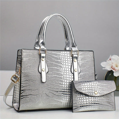 Crossbody Bag for Women – 2-Piece, PU Leather, Large Capacity, for Travel & Work – detail view 16
