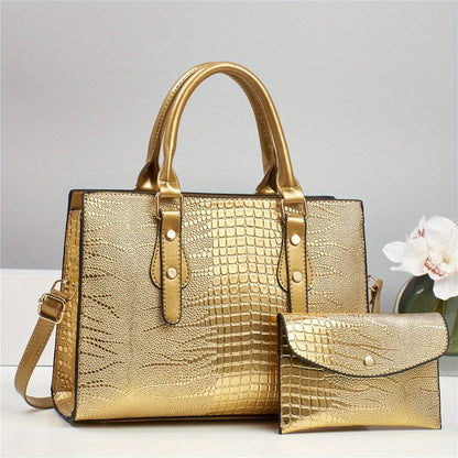 Crossbody Bag for Women – 2-Piece, PU Leather, Large Capacity, for Travel & Work – detail view 2