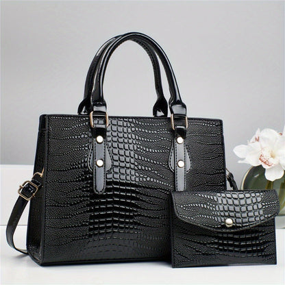 Crossbody Bag for Women – 2-Piece, PU Leather, Large Capacity, for Travel & Work – detail view 6