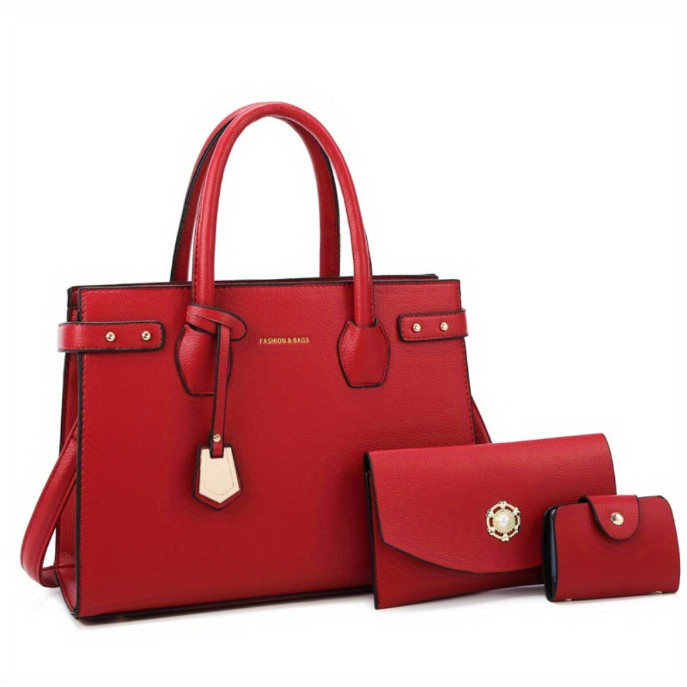 Crossbody Bag for Women – 3-Piece, Large Capacity, for Work & Everyday Use – detail view 7