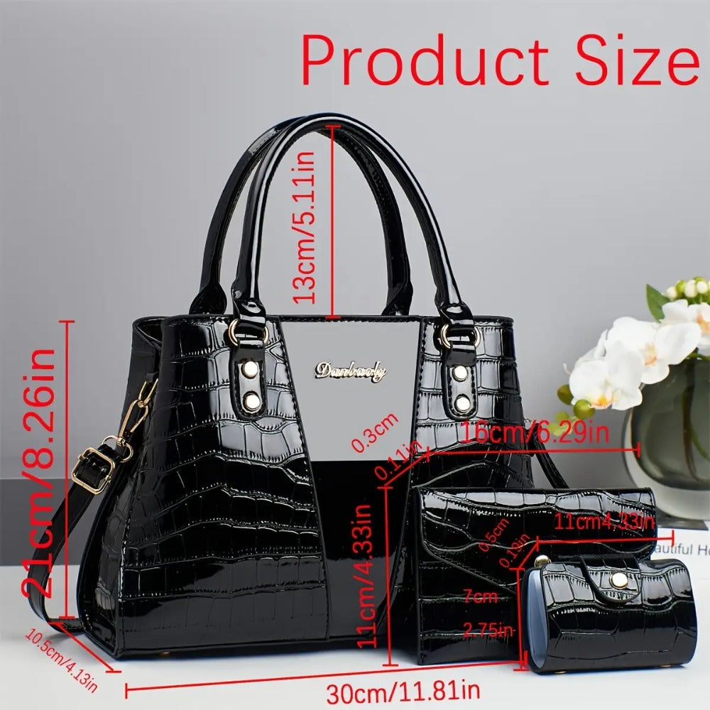 Crossbody Bag for Women – 3-Piece, Polyester – detail view 13