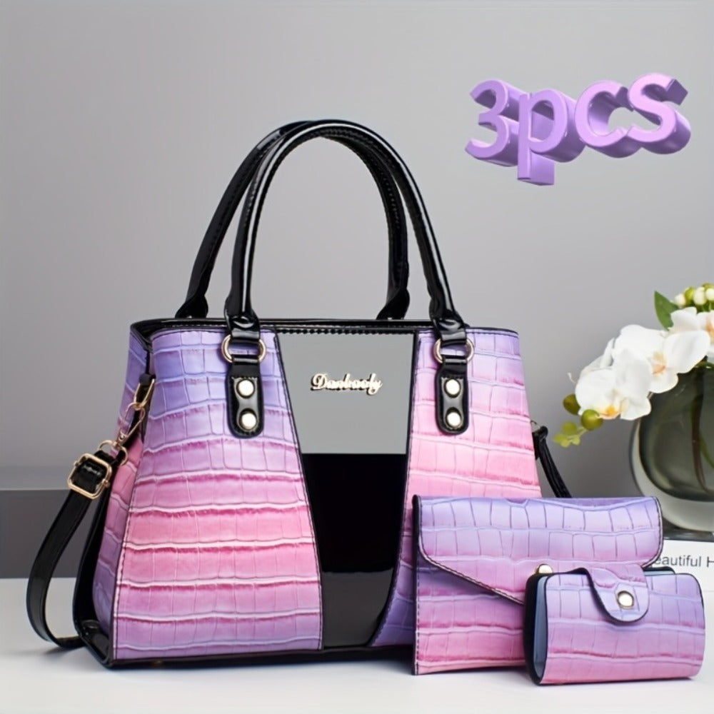 Crossbody Bag for Women – 3-Piece, Polyester – detail view 6