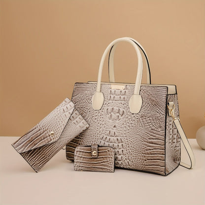 Crossbody Bag for Women – 3 Piece, 6 Colors, Large Capacity, for Travel – front view