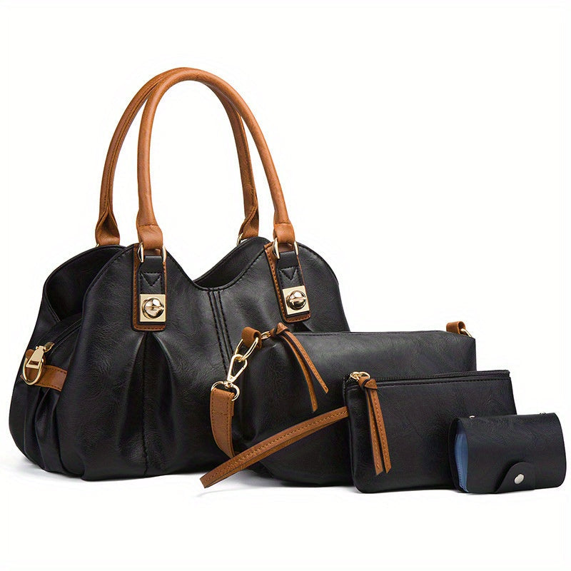 Crossbody Bag for Women – 4-Piece, Large Capacity, Multi-Pocket, Adjustable Strap – detail view 28