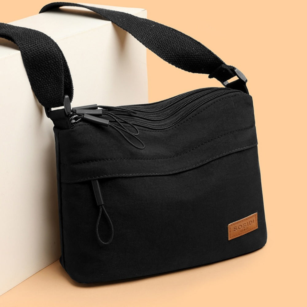 Crossbody Bag for Women – 5 Pockets, Canvas, for Travel & Work – detail view 6