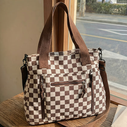 Crossbody Bag for Women – 4 Colors, Corduroy, Large Capacity, for Travel & Work – detail view 16