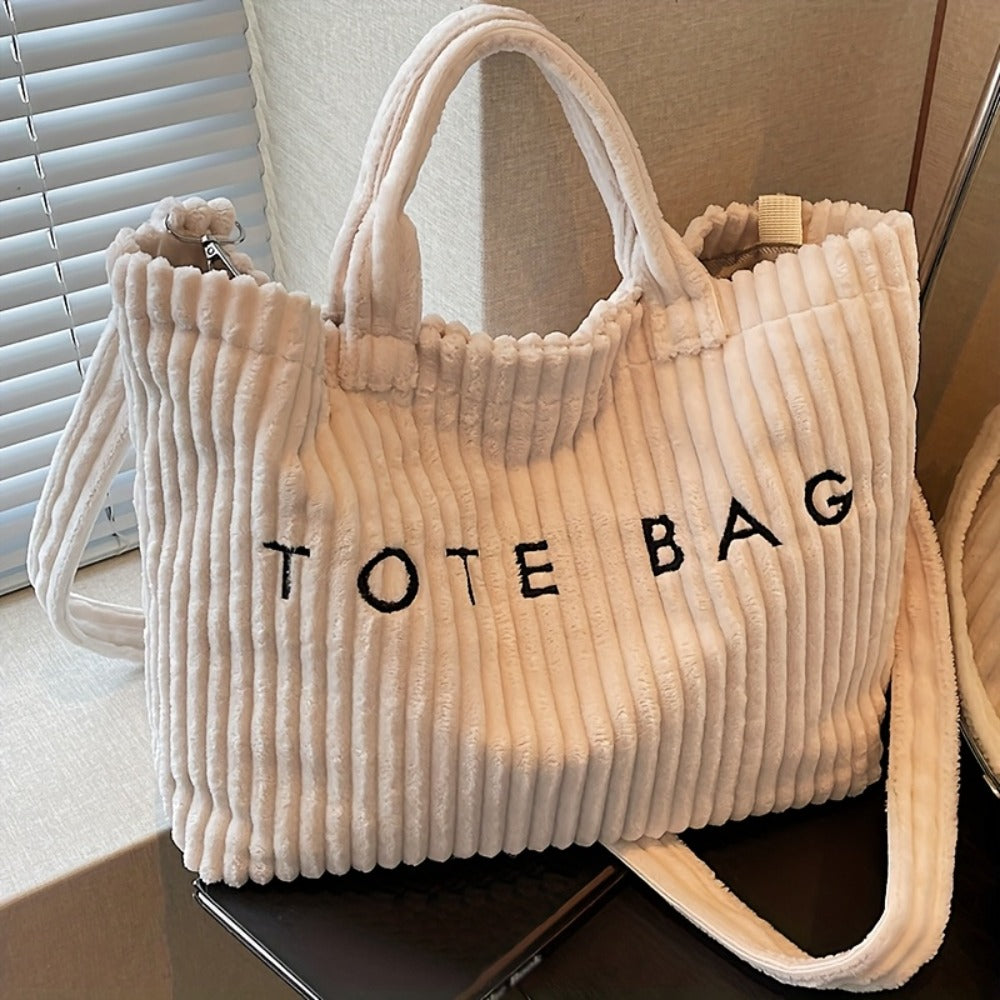Crossbody Bag for Women – 4 Colors, Corduroy, Large Capacity, Adjustable Strap – detail view 2