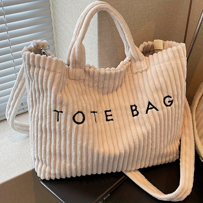 Crossbody Bag for Women – 4 Colors, Corduroy, Large Capacity, Adjustable Strap – detail view 2