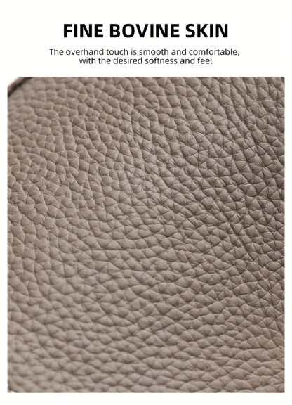Crossbody Bag for Women – Cowhide Leather Basket Luxury Niche – detail view 13