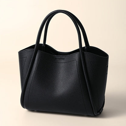 Crossbody Bag for Women – Cowhide Leather Basket Luxury Niche – detail view 10