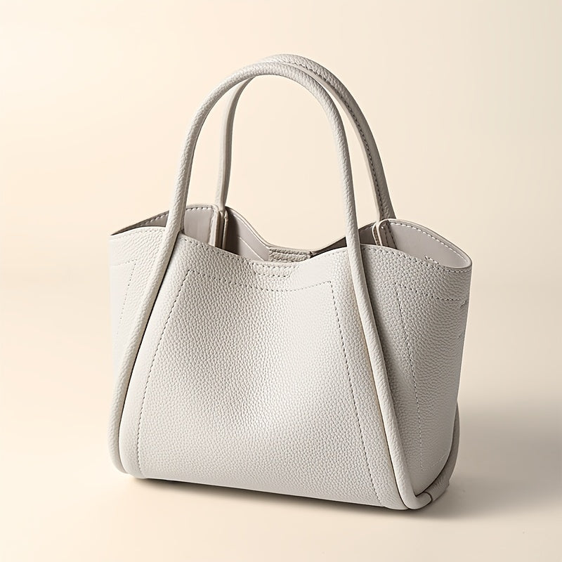 Crossbody Bag for Women – Cowhide Leather Basket Luxury Niche – detail view 31