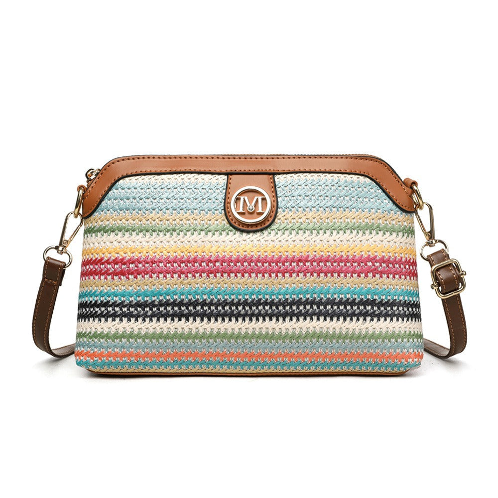 Crossbody Bag for Women – for Everyday Use, Color Block In Zipper Closure – detail view 4