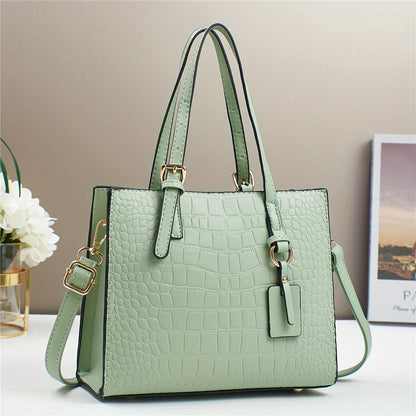 Crossbody Bag for Women – for Work & Everyday Use, Crocodile Print Casual Fashion Mom – detail view 8