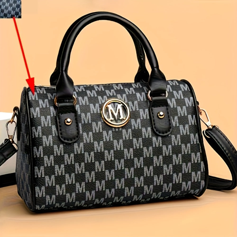Crossbody Bag – for Work & Everyday Use, M Emblem Boston Style Detachable – detail view 2