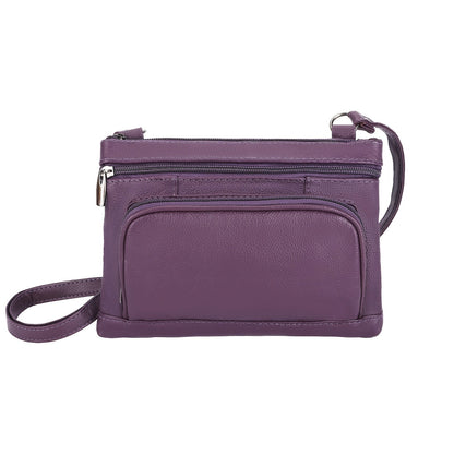 Crossbody Bag for Women – 6 Colors, Genuine Leather, Adjustable Strap, for School & – detail view 2