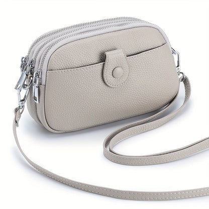 Crossbody Bag for Women – 9 Colors, Genuine Leather, Adjustable Strap, for Travel & – detail view 10