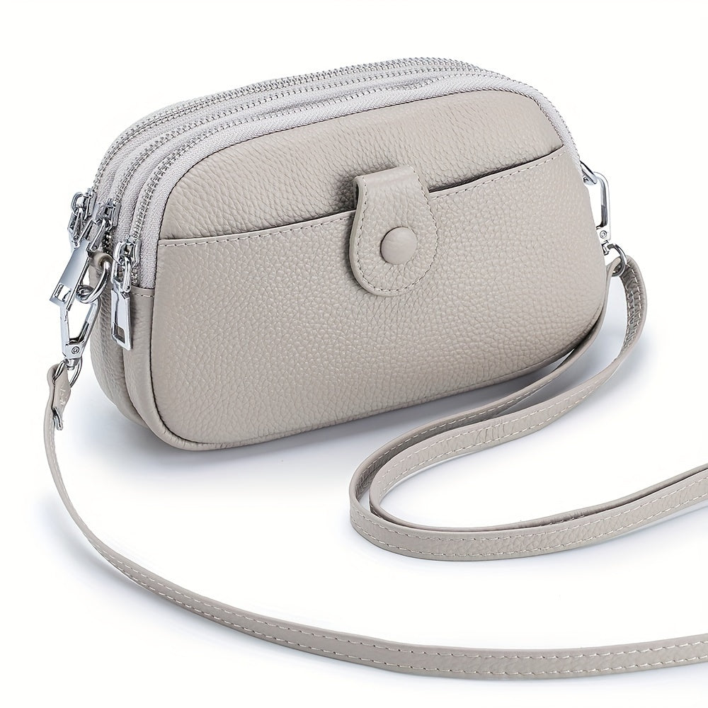 Crossbody Bag for Women – 9 Colors, Genuine Leather, Adjustable Strap, for Travel & – detail view 26