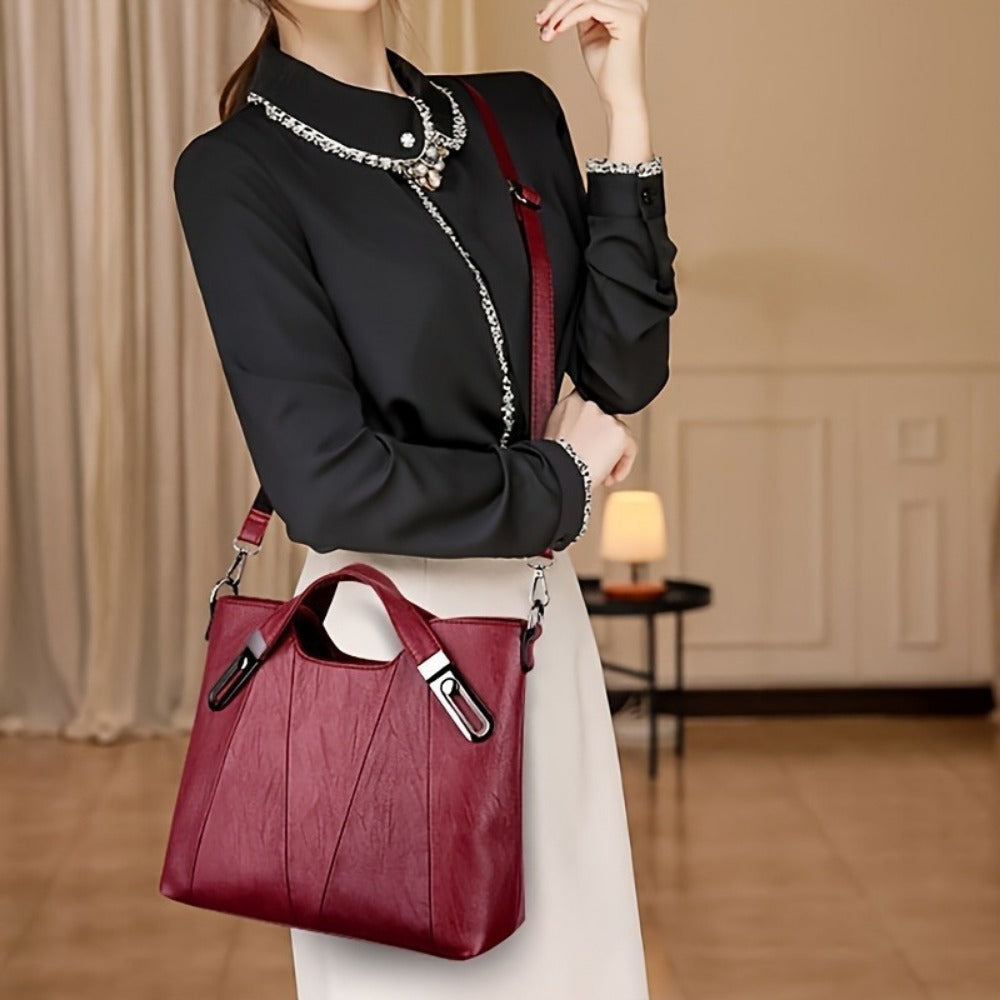 Crossbody Bag for Women – 5 Colors, Genuine Leather, for Work & Everyday Use – detail view 14