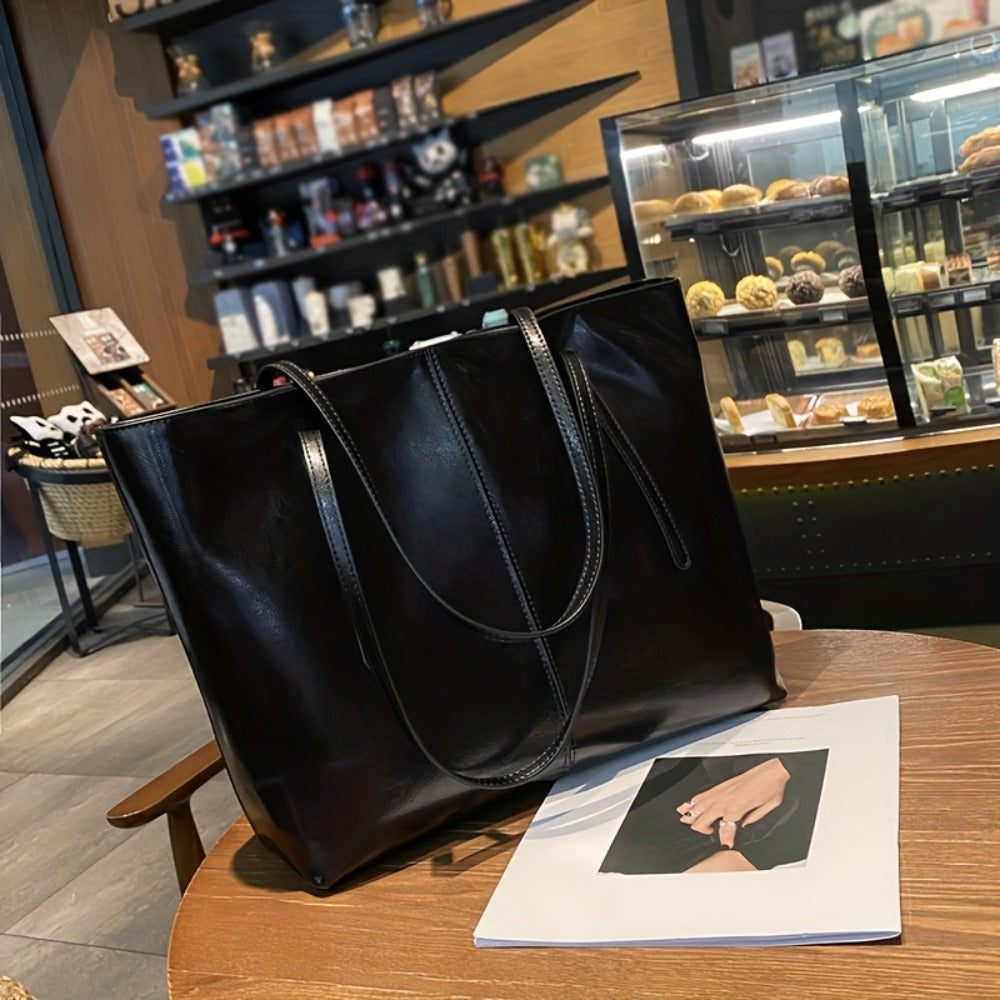 Crossbody Bag for Women – Genuine Leather, Oil Wax Genuine Leather Way – alternate view