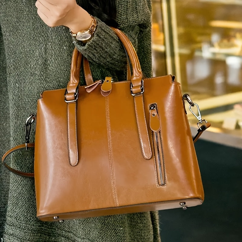 Crossbody Bag for Women – Genuine Leather, for Travel & Work – alternate view