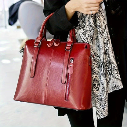 Crossbody Bag for Women – Genuine Leather, for Travel & Work – front view - product view 12
