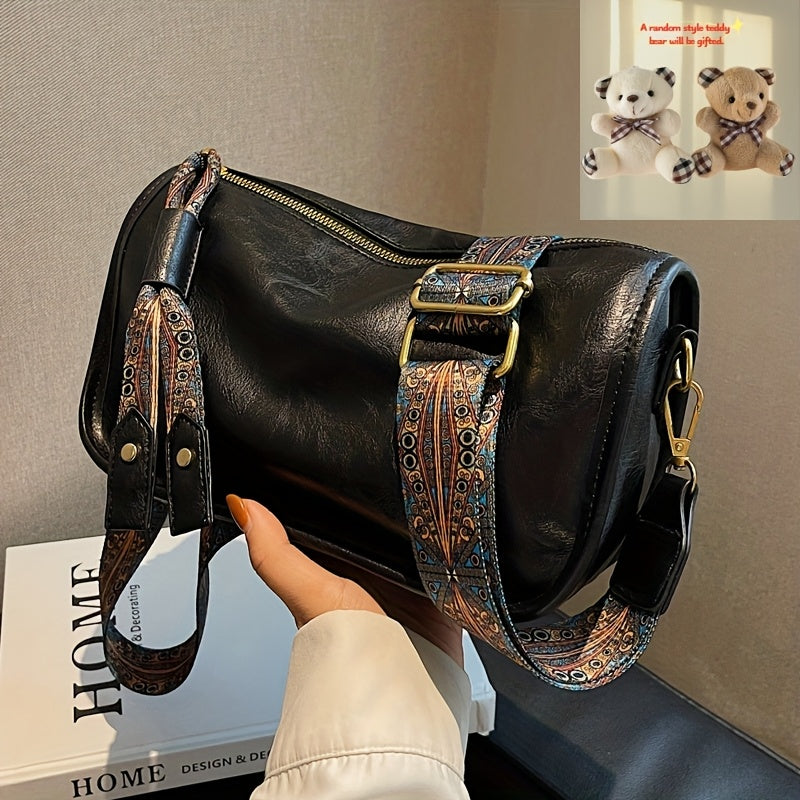 Crossbody Bag for Women – Large Capacity, Boho Ethnic Graphic Pattern Wide – alternate view