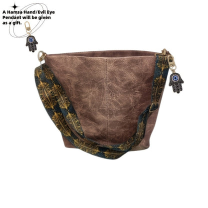Crossbody Bag for Women – Large Capacity, Boho Hobo Evil Eye Pendant – detail view 22