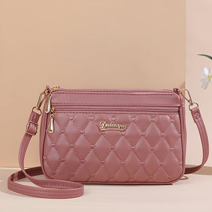 Crossbody Bag for Women – Large Capacity, Embroidered Solid Color Large Capacity – detail view 12