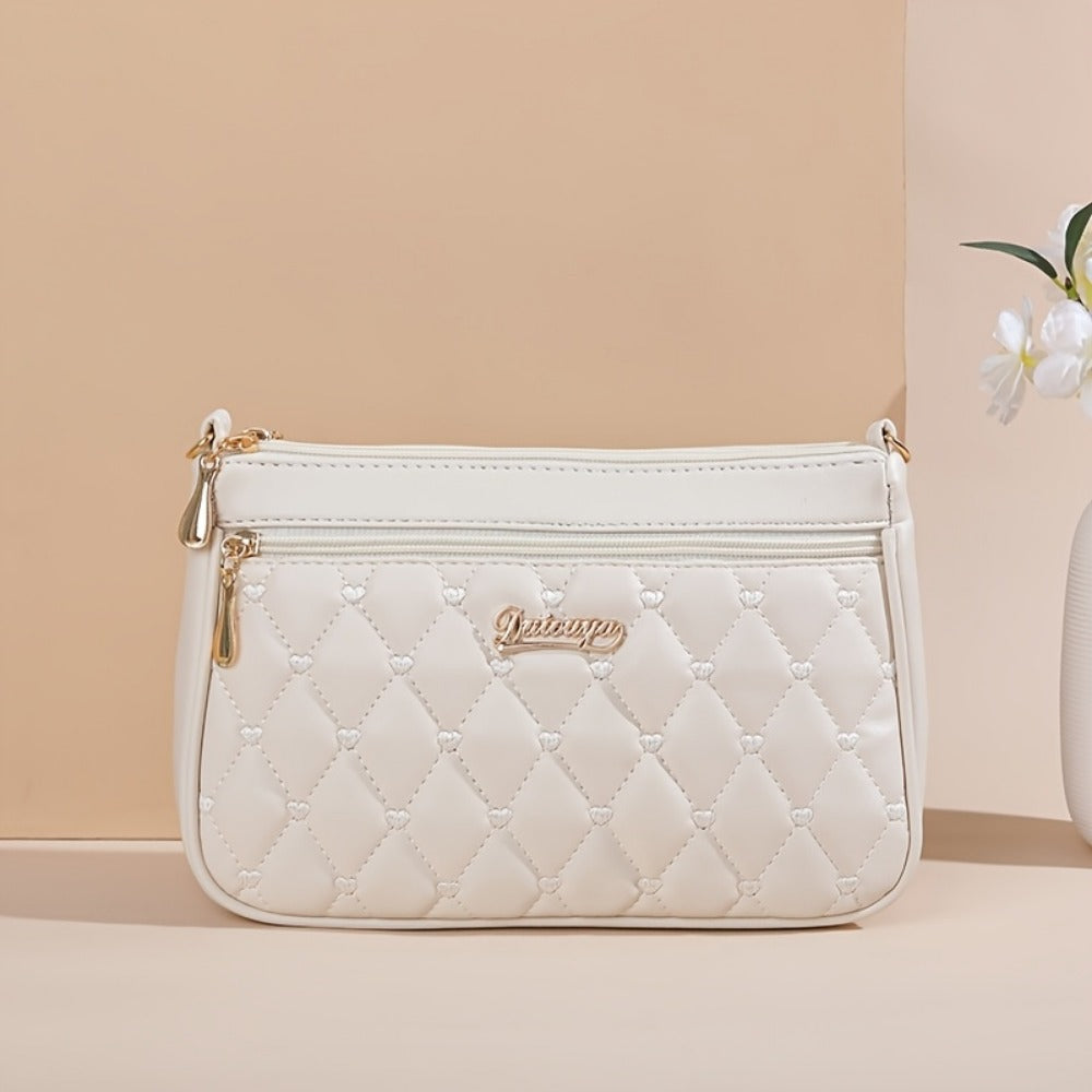 Crossbody Bag for Women – Large Capacity, Embroidered Solid Color Large Capacity – detail view 10
