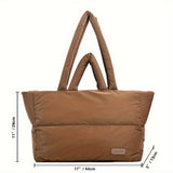 Down Jacket Bag - Brown