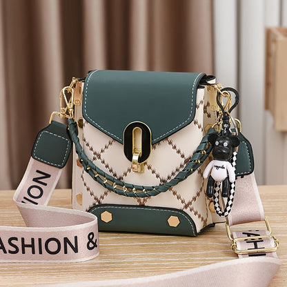 Crossbody Bag for Women – Mini, Mini Plaid Luxury Style Flap – detail view 2