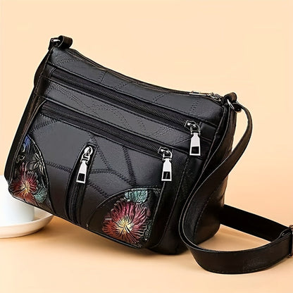 Crossbody Bag for Women – Nylon, Adjustable Strap – front view - product view 12