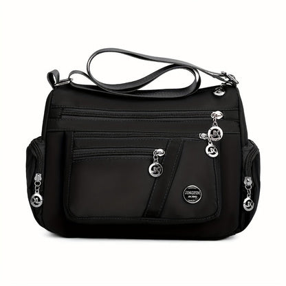 Crossbody Bag for Women – Nylon, Multi Pocket, Lightweight, Waterproof – detail view 6