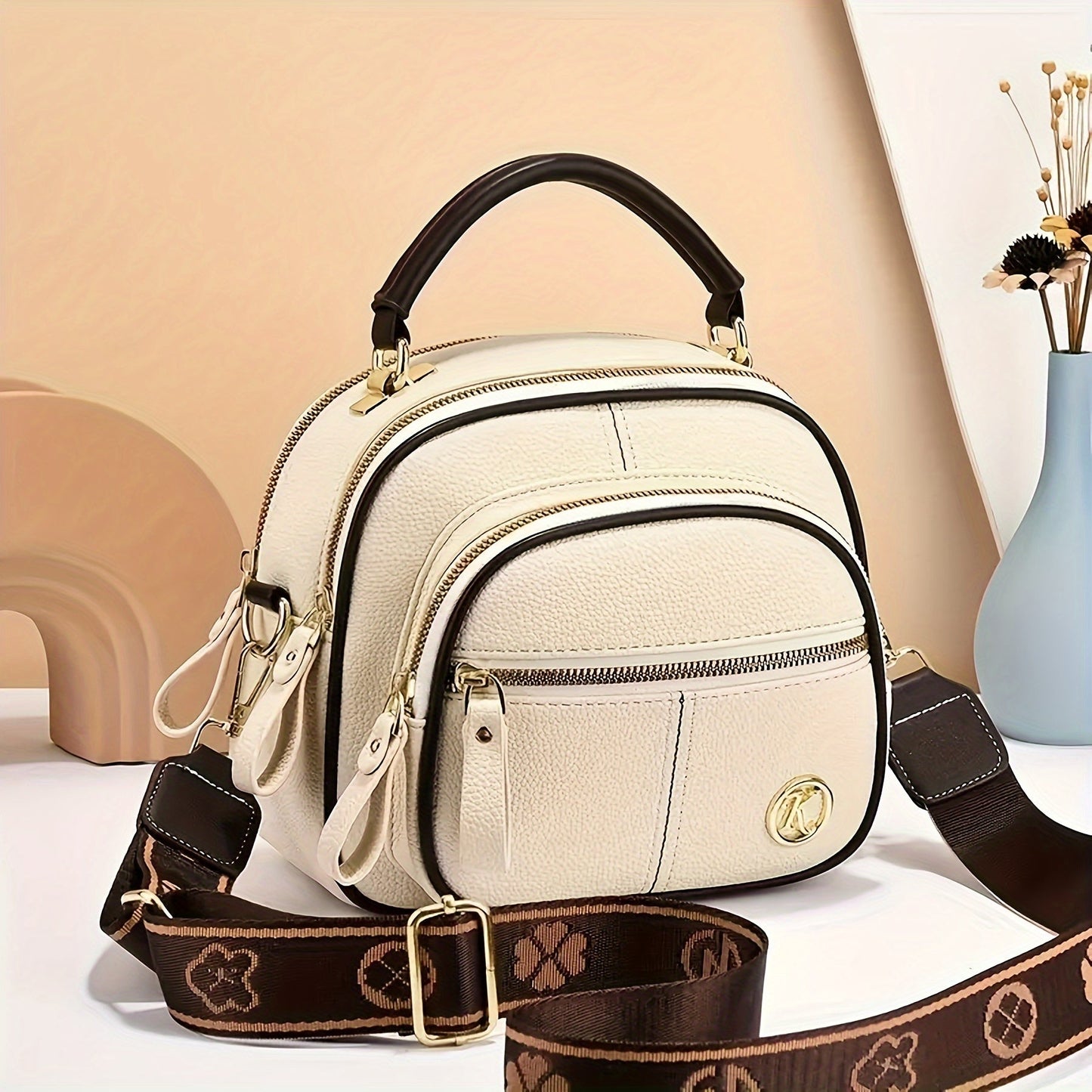 Crossbody Bag for Women – Polyester, Compact, for Work & Everyday Use – alternate view