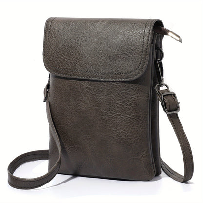 Crossbody Bag for Women – 7 Colors, PU Leather, Adjustable Strap – detail view 23