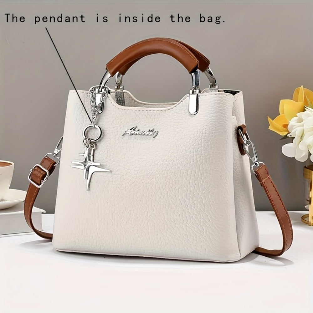 Crossbody Bag for Women – PU Leather, Adjustable Strap, for Work – detail view 5