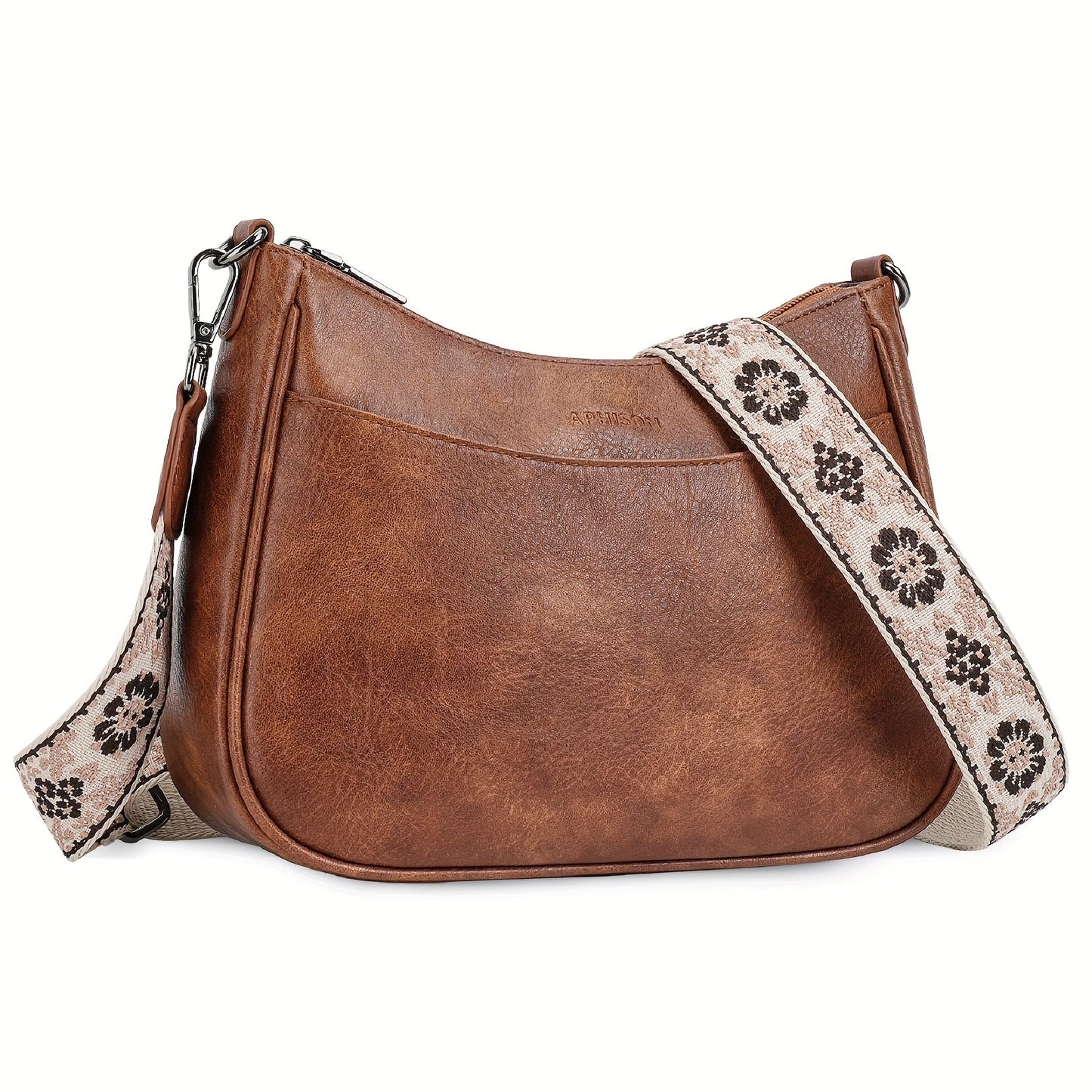 Crossbody Bag for Women – 7 Colors, PU Leather, Adjustable Strap – detail view 22