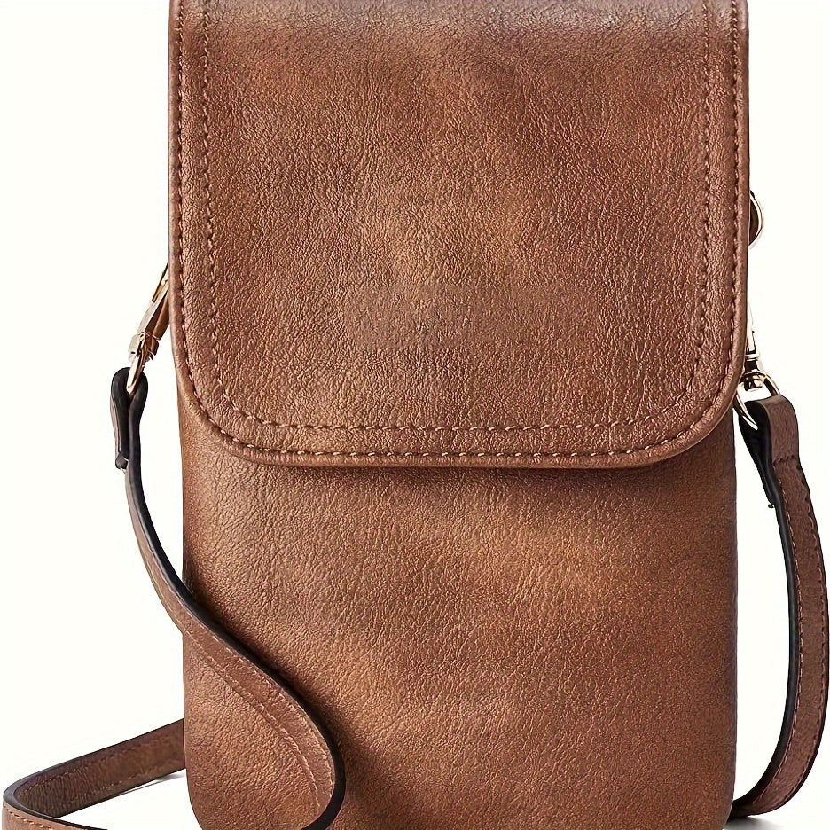 Crossbody Bag for Women – 4 Colors, PU Leather, Adjustable Strap – front view - product view 17