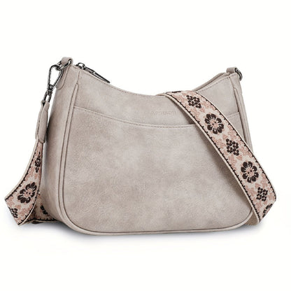 Crossbody Bag for Women – PU Leather, Adjustable Strap, for Everyday Use – front view