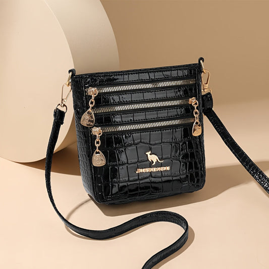 Crossbody Bag for Women – PU Leather, Adjustable Strap, Compact, for Everyday Use – front view - product view 13